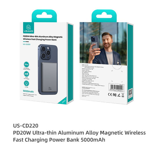 Magnetic Wireless Fast Charging Power Bank