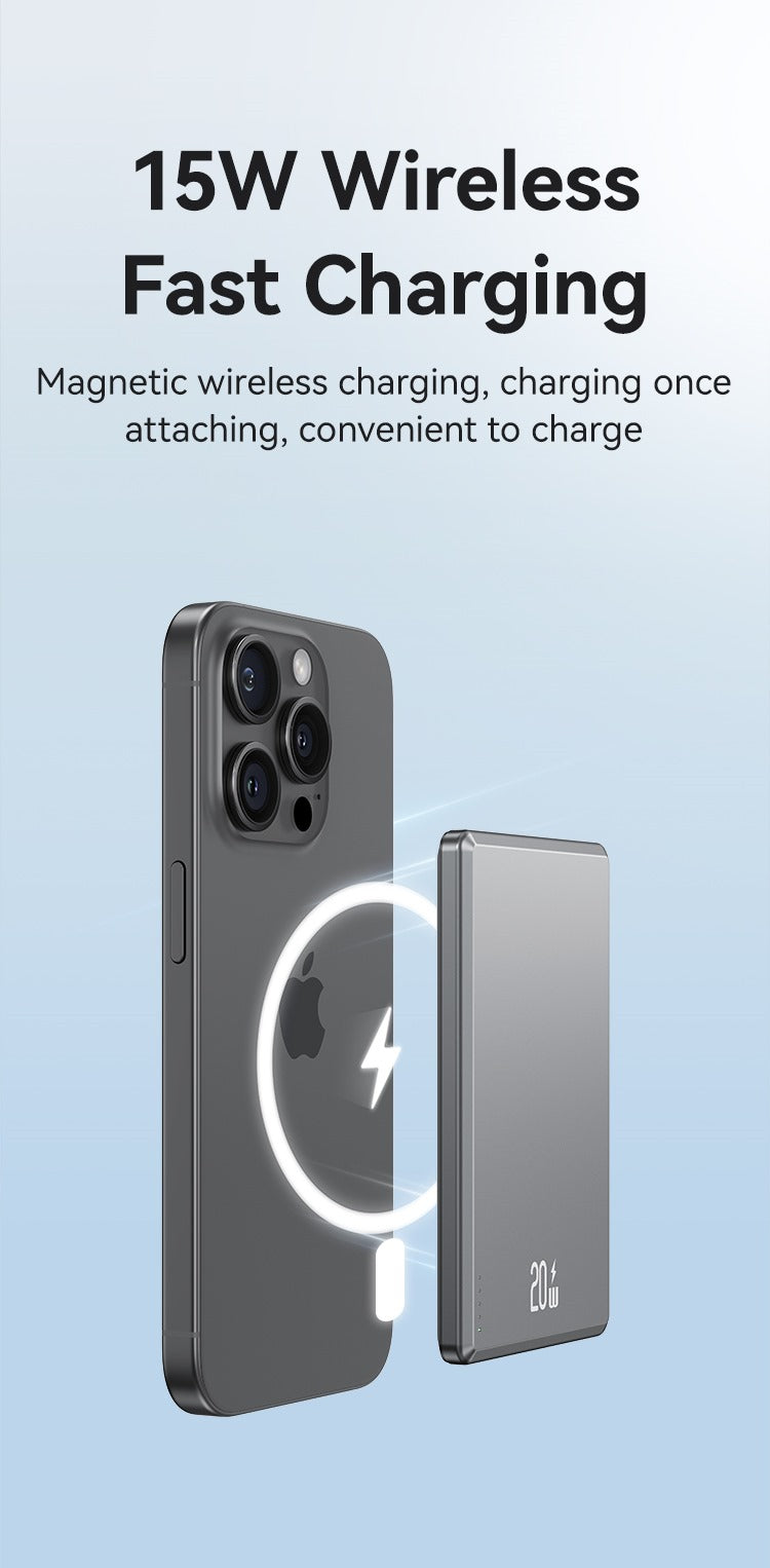 Magnetic Wireless Fast Charging Power Bank